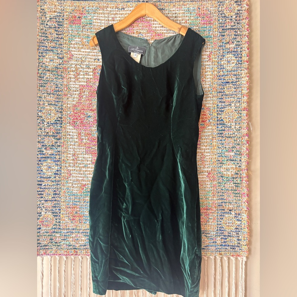 Les Copains Couture Green Sheath Mini Dress